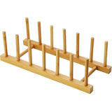 Estante De Bambu Para Platos  Tapa/placa/tabla De Cortar Or