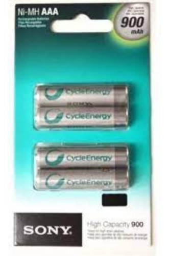 Pilha Sony Cycle Energy Nh Aaa B4n Aaa Cilindrica