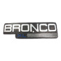 Emblema De Metal Palabra Bronco Xl Ford Bronco