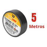 Kit 10 Fitas Isolantes De 5 Metros Preta Antichamas Enerbras