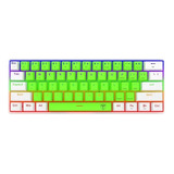 Teclado T-dagger T-tgk321-gw-br Arena Green/white Sw Brown *