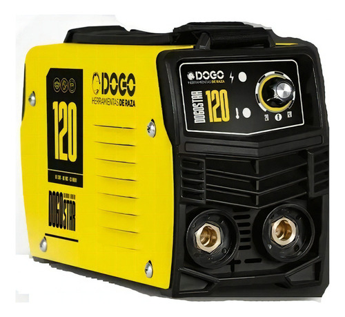 Soldadora Inverter 120 Amp Mma Igbt Dogostar Profesional Color Amarillo