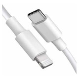 2 Cables Usb iPhone Tipo C A Ligthing  1 Metro Envio Gratis 