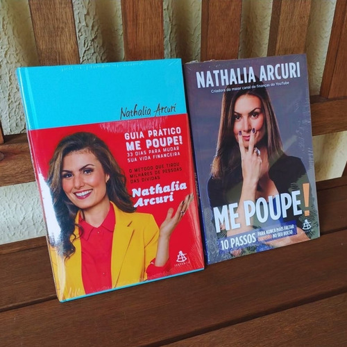 Livro Guia Prático Me Poupe + Me Poupe Nathalia Arcuri