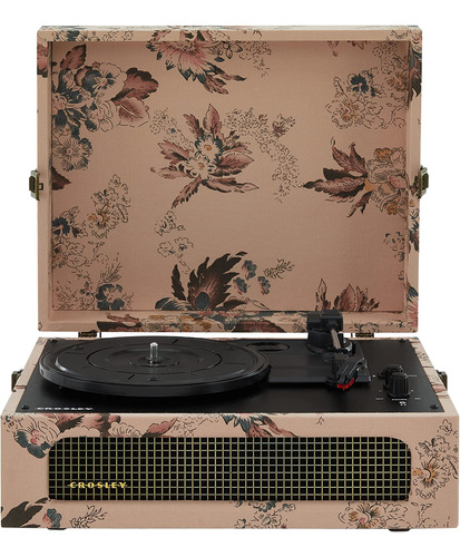 Crosley Cr8017b-fl Voyager Vintage Portable Vinyl Playtable 