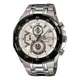 Reloj Edifice Efr-539d-7avudf En Acero Inoxidable Hombre Color De La Correa Gris Color Del Fondo Blanco