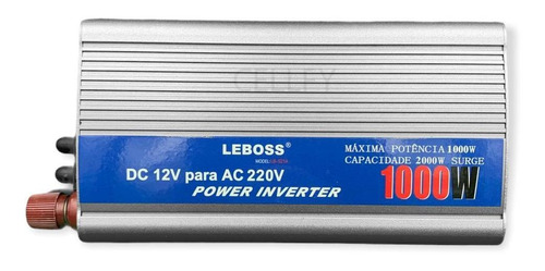 Inversor Veicular Tensão 1000w 12v Para 110v Leboss 220v