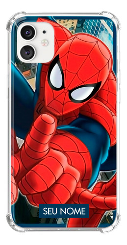 Capa Capinha Com Nome Personalizada Homem-aranha 2