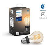 Philips Hue White Filament A19 Smart Vintage Led Bulb