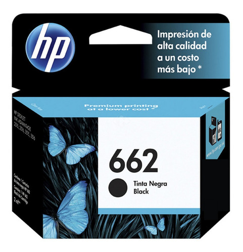 Cartucho Hp 662 Negro 3545 3546 4645 4646