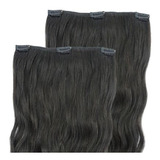 Apliqui No Tic Tac Cabelo Humano Liso 70cm 100g 2 T  