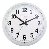 Relógio De Parede Herweg 40cm Quartz 6129-132 Branco Fosco