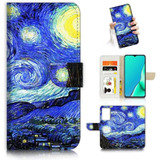 Funda Billetera Starry Night  Para Galaxy Note 20 Ultra