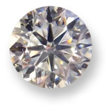 Diamante Real Corte Redondo D Blanco 0.333 Ct De 4.4 Mm Vvs1