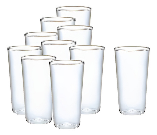10 Set Vasos Desechables Vaso Plastico Vasos Acrilicos 300ml