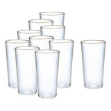 10 Set Vasos Desechables Vaso Plastico Vasos Acrilicos 300ml