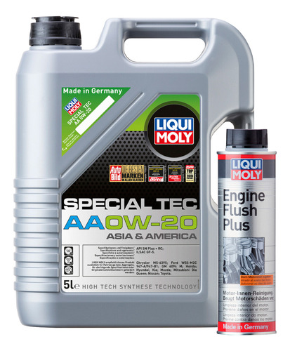 Kit Liqui Moly 2 Pzas 0w20 Special Tec Aa Engine Flush