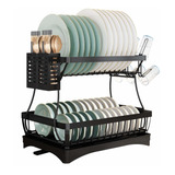 Iceeting 2 Tier Dish Drying Rack,dish Drainer With Utensil H
