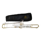 Trombone Hs Musical S760 Sib - Prata C/ Laqueado - Novo