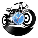 Relógio De Parede Disco Vinil Motos Café Racer - Vmo-010