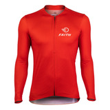 Red Jersey (tricota) Manga Larga - Hombre - Ciclismo