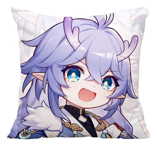 Honkai: Funda De Almohada Con Diseño De Estrella De Anime