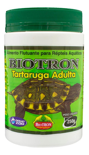 Ração Tartaruga Adulta Biotron 250g Comida Jabuti Cágado