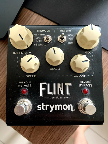 Pedal Reverb Tremolo Strymon Flint