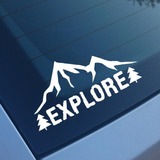 Explore - Calcomanía Para Coche, Senderismo, Camping, Autos,