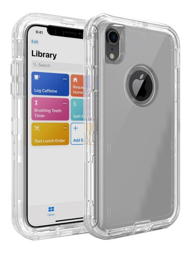 Funda Case Transparent Para iPhone X/xs/xs Max/xr 3 En 1