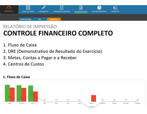 Planilha Gestão Financeira Para Empresas