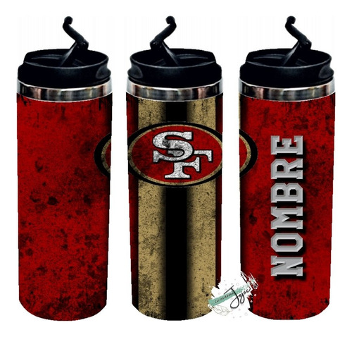 Termo Nfl De Tu Equipo Favorito Tipo Skinny Tumbler 400ml