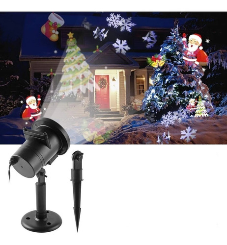 Projetor Natal Led Natalino Holográfico Laser Espeto Jardim