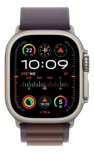 Applewatch Ultra 2 Gps+celular Titânio 49mm Alpina Índigo M