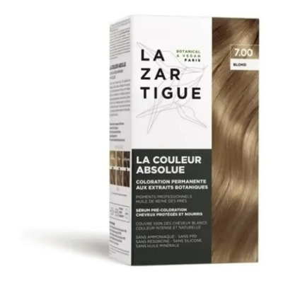 Tinte Lazartigue Rubio Permanente Sin Amoníaco 7.0 Cabello Crueldad Libre | Meses sin interés