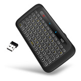 Touchpad Air Mouse De 2,4 G, Teclado Sem Fio Retroiluminado,