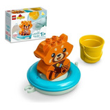 Kit Lego Duplo Diversión En Baño Panda Rojo 10964 5 Piezas