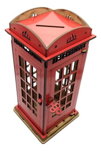 Cabine Telefonica De Londres Mdf Decorativo 