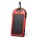 Cargador Portátil Celular Panel Solar Indicador Nivel Carga 