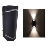 Aplique Bidireccional Onda Exterior + 2 Dicro Led 7w Cálida