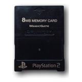 Memory Card Ps2 Fujiwork Negra Original Japonesa