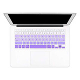 Cubierta Teclado Silicona Para Macbook Air/pro - Blanco A