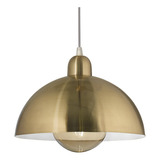 Lampara Colgante Moderna Geo Media Esfera  40cm Oro Mate