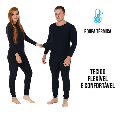 Conjunto Calça + Blusa Térmico Frio Intenso Adulto Unisex