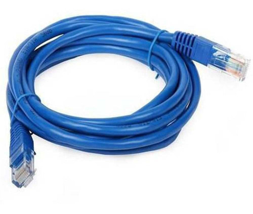 Cable De Red Ethernet Cat5e Rj45 Azul De 3 Metros