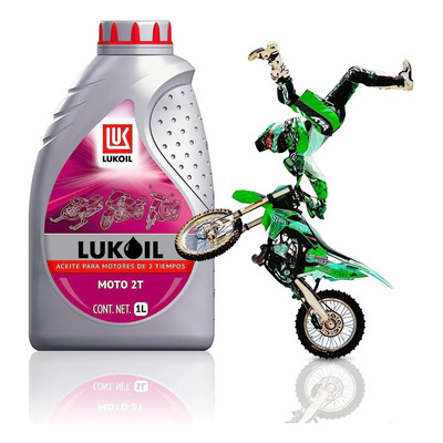 Aceite Para Motor De Dos Tiempos Lukoil Moto 2t 1 Litro | MercadoLibre