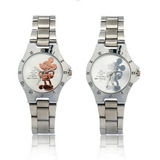 2 Relojes De Lujo Minnie Reloj De Pulsera Plateado Completo