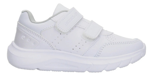 Tenis Escolar Niño Janlo Blanco Casual Deportivo Cintas Adhesivas Doble Cómodo Infantil T18-21 | Envío gratis