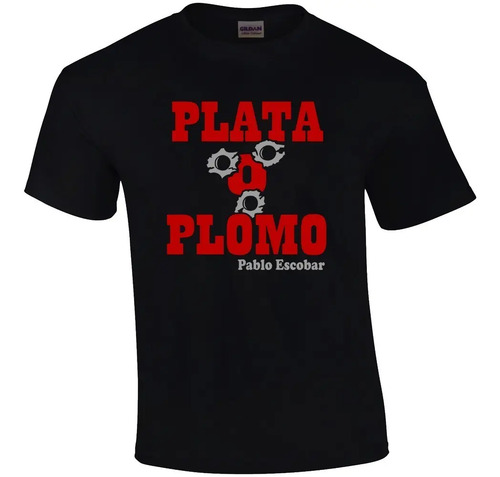 Playera Serie Pablo Escobar Plata O Plomo Patrón Del Mal M.9