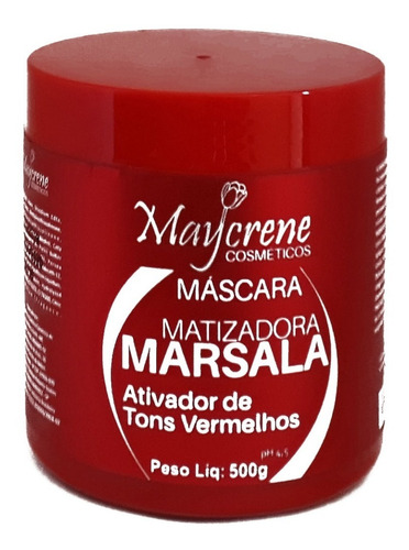 Máscara Matizadora Marsala Maycrene 500g